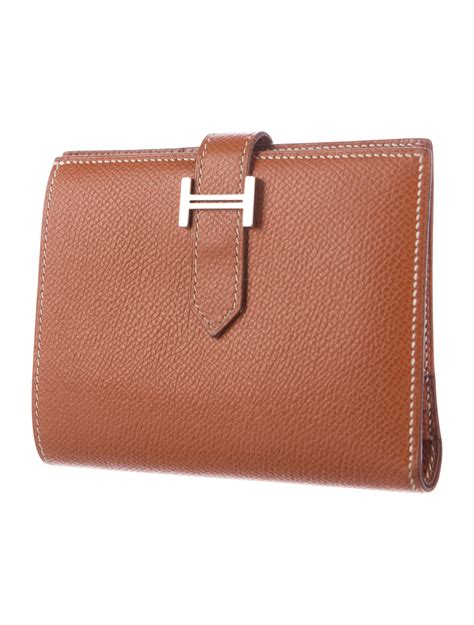 hermes bearn short wallet size|Hermes bearn wallet for sale.